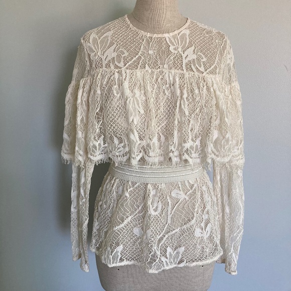 Vintage Inspired Lace Blouse - Picture 1 of 9